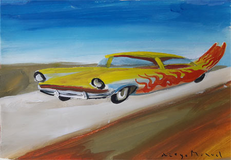 . Painting of the Serie Cars by Diego Manuel
