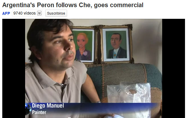 Diego Manuel en la Agencia France Presse