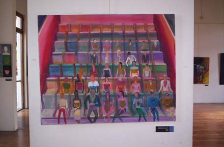 "Platea 2 ", acrylic on canvas, 100 x 80 cm., year 2006