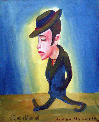  . Pintura de la Serie Tango del artista Diego Manuel